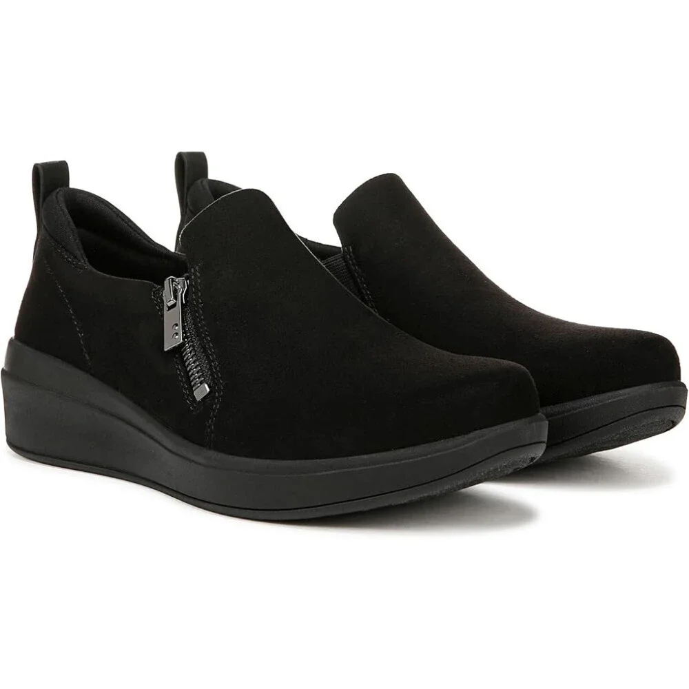 Ryka Luminous I8637F1002 Sneakers Women's 10 Black Slip On Walking Shoes GAL1068